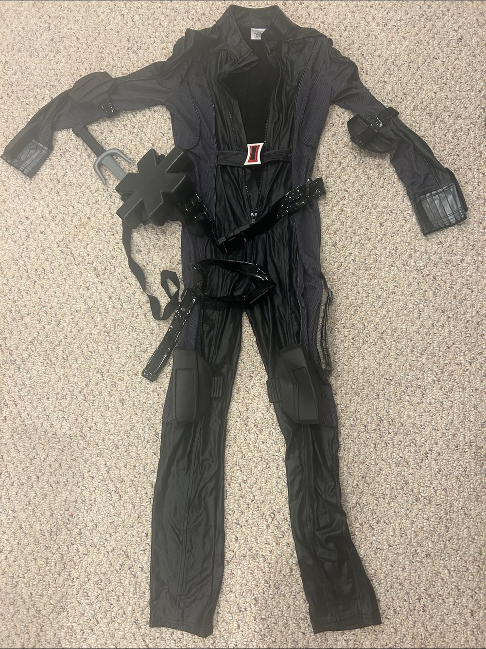 Disney Black Tactical Superhero Jumpsuit Costume
